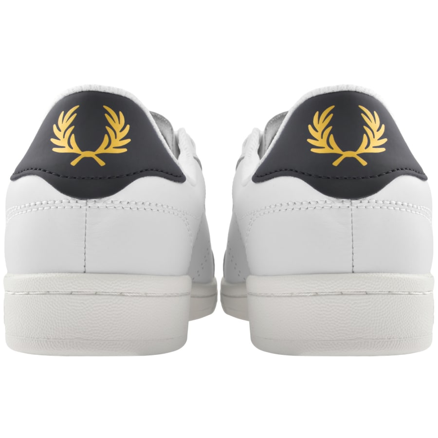 Fred Perry B721 Leather Trainers White